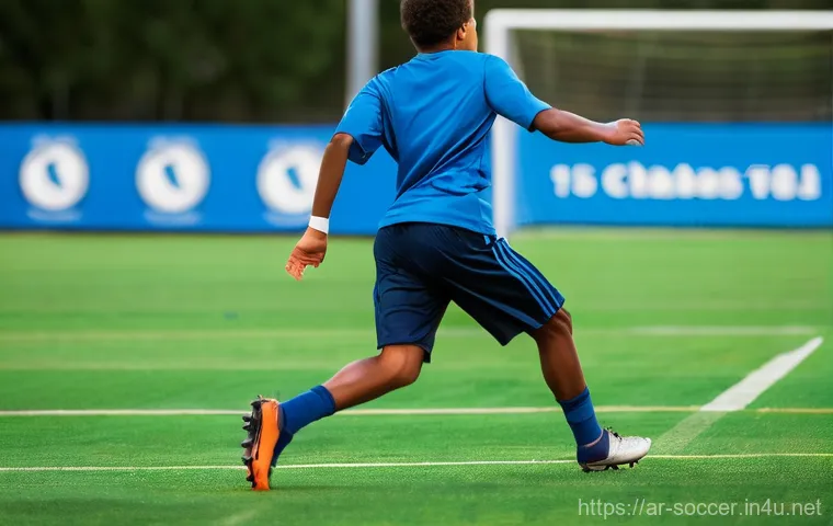 인조잔디용 축구화 추천 - **Prompt 1: Dynamic Play on Modern AG Turf** "A male football player, in his early twenties, mid... 인조잔디용 축구화 추천 - **Prompt 1: Dynamic Play on Modern AG Turf** "A male football player, in his early twenties, mid...