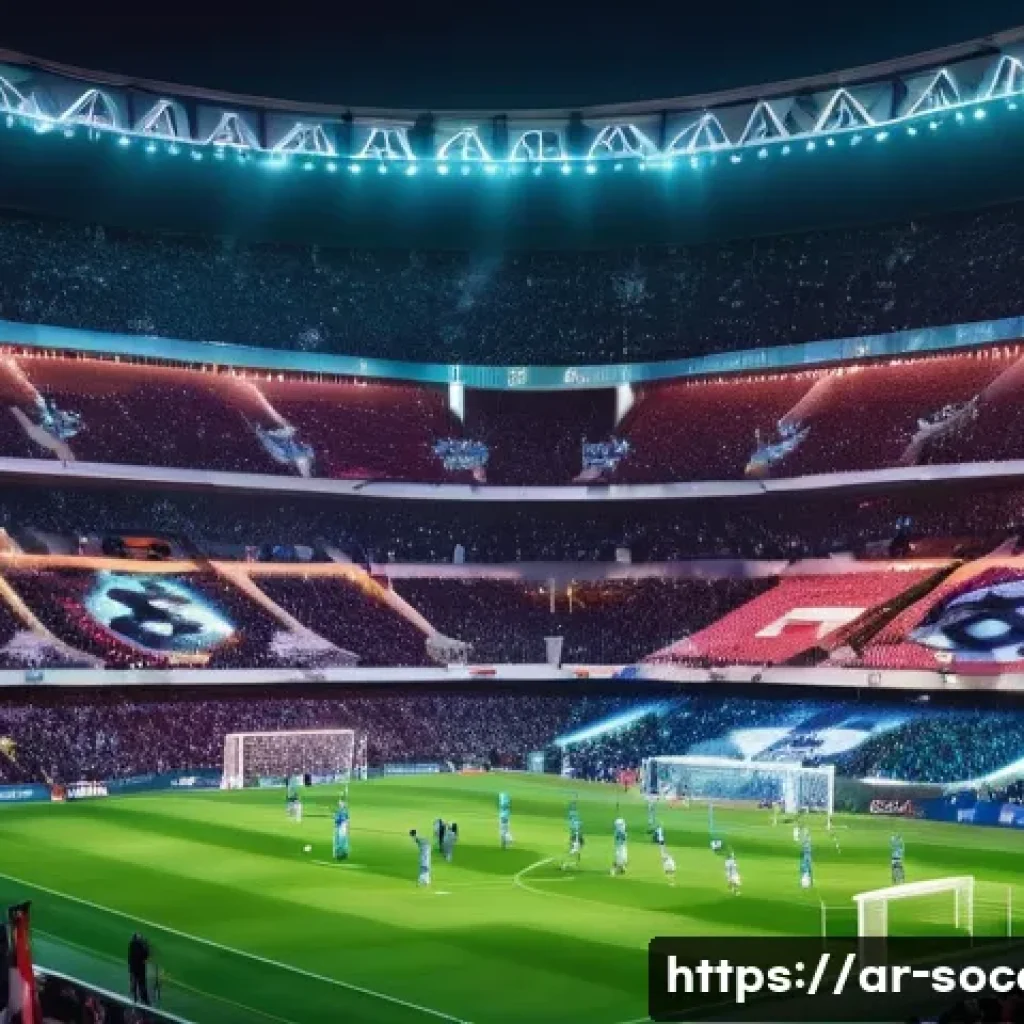 축구 NFT 시장 동향 - A dynamic digital artwork showcasing passionate Arabic football fans interacting with their favorite...