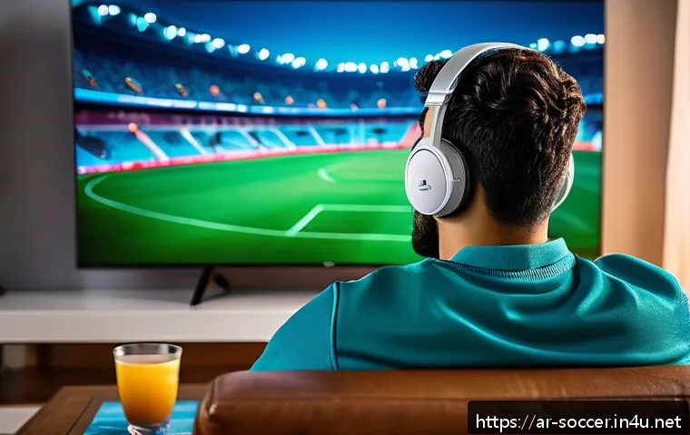 축구 선물 아이디어 - A cozy modern living room in an Arabic home setting during an evening football match, featuring a la...